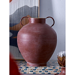 Ваза бордовая с 2-мя фактурными ручками Vase Burgundy Glaze варинант исполнения - 5 | Loft Concept в Ростове-на-Дону