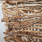 Большая Абстрактное Панно из веток и нитей Dryad Wall Art варинант исполнения - 2 | Loft Concept в Ростове-на-Дону