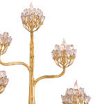 Бра золотое в виде растения Golden Flower Glade варинант исполнения - 1 | Loft Concept в Ростове-на-Дону