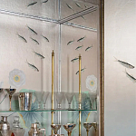 Обои ручная роспись Jakuchu Original colourway on Tarnished Silver gilded paper варинант исполнения - 2 | Loft Concept в Ростове-на-Дону