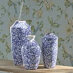 Ваза с синим цветочным узором Blue & White Ornament  варинант исполнения - 4 | Loft Concept в Ростове-на-Дону