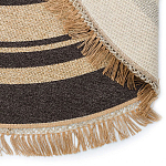 Ковер из комбинированного состава с узором Circles of goodness варинант исполнения - 4 | Loft Concept в Ростове-на-Дону