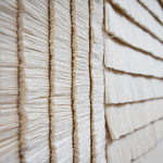 Большое Панно Абстракция белые нити Huipil Wall Hanging варинант исполнения - 2 | Loft Concept в Ростове-на-Дону