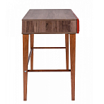 Стол письменный из массива бука с 2-мя ящиками красный Wenge Light варинант исполнения - 2 | Loft Concept в Ростове-на-Дону