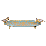 Блюдо фарфоровое Экзотические птички Vivole варинант исполнения - 1 | Loft Concept в Ростове-на-Дону