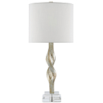 Настольная лампа с фигурным состаренным основанием Flooding with Light варинант исполнения - 2 | Loft Concept в Ростове-на-Дону