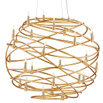 Люстра золотая в форме спирали Fancy Pattern варинант исполнения - 2 | Loft Concept в Ростове-на-Дону