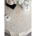 Стол кофейный с отделкой раковинами устриц Coastal Charm варинант исполнения - 5 | Loft Concept в Ростове-на-Дону