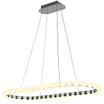 Люстра подвесная светодиодная с круглыми плафонами белого цвета PEARLS Suspension 100  варинант исполнения - 2 | Loft Concept в Ростове-на-Дону