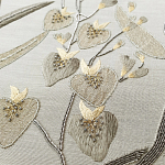 Обои с вышивкой ручной работы Moonlit Garden Original colourway on muslin варинант исполнения - 2 | Loft Concept в Ростове-на-Дону