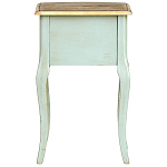 Прикроватная тумба из массива березы светло-бирюзовая Montmartre Provence Bedside Table варинант исполнения - 7 | Loft Concept в Ростове-на-Дону