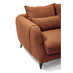 Диван в гостиную Portree Sofa Терракотовый букле варинант исполнения - 4 | Loft Concept в Ростове-на-Дону