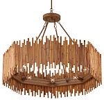 Люстра с абажуром из ротанга Wicker Furniture варинант исполнения - 3 | Loft Concept в Ростове-на-Дону