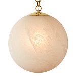 Подвесной светильник в форме шара из белого текстурного стекла Atmosphere варинант исполнения - 1 | Loft Concept в Ростове-на-Дону