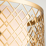 Потолочный светильник золотого цвета с каркасом в виде геометрических ромбов Elstead Lighting варинант исполнения - 4 | Loft Concept в Ростове-на-Дону