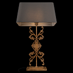 Настольная лампа на ажурном чугунном основании с серым абажуром Openwork Lamp варинант исполнения - 4 | Loft Concept в Ростове-на-Дону