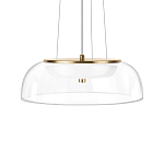 Подвесной светильник  с плоским прозрачным стеклянным плафоном Grada Light варинант исполнения - 4 | Loft Concept в Ростове-на-Дону