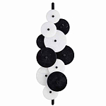 Бра светодиодное из черно-белых дисков Contrast Sample варинант исполнения - 4 | Loft Concept в Ростове-на-Дону