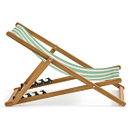 Шезлонг из акации и ткани Argentina варинант исполнения - 5 | Loft Concept в Ростове-на-Дону