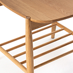 Приставной стол из массива дуба Reyer Side Table варинант исполнения - 3 | Loft Concept в Ростове-на-Дону