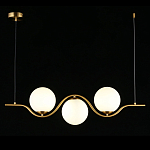 Люстра подвесная светодиодная Jagna 2 Gold and White варинант исполнения - 2 | Loft Concept в Ростове-на-Дону