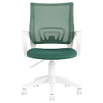 Офисное кресло с основанием из белого пластика Desk chairs Green варинант исполнения - 2 | Loft Concept в Ростове-на-Дону