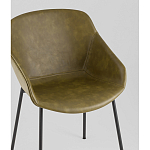 Стул Ashby экокожа зелёный варинант исполнения - 3 | Loft Concept в Ростове-на-Дону