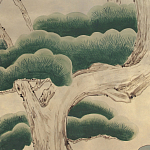 Обои ручная роспись Bamboo River Blossom Original colourway on Brushed Gold gilded paper варинант исполнения - 1 | Loft Concept в Ростове-на-Дону