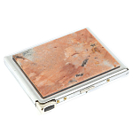 Портсигар с газовой зажигалкой из натурального камня Пегматит Stone Cigarettes Cases варинант исполнения - 1 | Loft Concept в Ростове-на-Дону