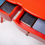 Консоль с выдвижными ящиками Colorfy Red варинант исполнения - 5 | Loft Concept в Ростове-на-Дону