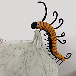 Статуэтка фантастический фрукт Exotic Tropical Fruit orange and white 67 варинант исполнения - 3 | Loft Concept в Ростове-на-Дону