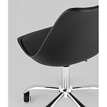 Офисный стул на металлическом основании EGGERY Black пластик варинант исполнения - 3 | Loft Concept в Ростове-на-Дону