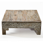Кофейный стол Carved Сoffee table ручная резьба по дереву варинант исполнения - 1 | Loft Concept в Ростове-на-Дону