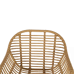 Стул с ротанговым плетением Wicker Half Chair с подлокотниками варинант исполнения - 4 | Loft Concept в Ростове-на-Дону