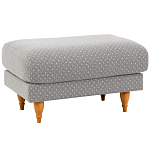 Мягкий пуф на деревянных ножках Garner Pouf Light варинант исполнения - 1 | Loft Concept в Ростове-на-Дону