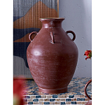 Ваза бордовая с 4-мя фактурными ручками Vase Burgundy Glaze варинант исполнения - 4 | Loft Concept в Ростове-на-Дону