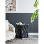Столик кофейный с столешницей из черного мрамора Compact Black Marble Table варинант исполнения - 8 | Loft Concept в Ростове-на-Дону