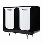 Черно-белый распашной комод Accordo варинант исполнения - 2 | Loft Concept в Ростове-на-Дону