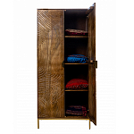 Распашной шкаф с фактурным фасадом Termite варинант исполнения - 3 | Loft Concept в Ростове-на-Дону