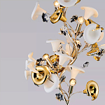 Торшер в виде белых и золотых цветов каллы Refined Taste of Light варинант исполнения - 3 | Loft Concept в Ростове-на-Дону