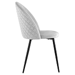 Мягкий стул в сером велюре Miruna Chair варинант исполнения - 5 | Loft Concept в Ростове-на-Дону