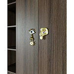 Большой шкаф с витриной Elsa Dreams Walnut варинант исполнения - 5 | Loft Concept в Ростове-на-Дону