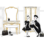 Megan Hess. Te Lttle Blk Dess варинант исполнения - 8 | Loft Concept в Ростове-на-Дону