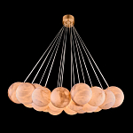 Люстра подвесная круглая с сферическими плафонами из натурального камня Glowing Spheres варинант исполнения - 1 | Loft Concept в Ростове-на-Дону