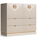 Комод с фактурным фасадом Satin Furniture варинант исполнения - 1 | Loft Concept в Ростове-на-Дону