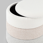 Пуф Three Colors в ткани букле из трех цветов  варинант исполнения - 4 | Loft Concept в Ростове-на-Дону