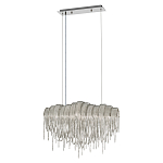 Люстра подвесная с металлическими цепочками и изогнутыми металлическими дугами 72 см Atlantis Chain варинант исполнения - 2 | Loft Concept в Ростове-на-Дону