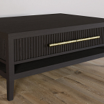 Кофейный стол Primo с двумя ящиками Темный орех варинант исполнения - 3 | Loft Concept в Ростове-на-Дону