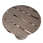 Стол барный круглый высокий с полосатым узором Zebroids варинант исполнения - 2 | Loft Concept в Ростове-на-Дону