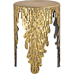 Столик дизайнерский Copper streaks варинант исполнения - 1 | Loft Concept в Ростове-на-Дону